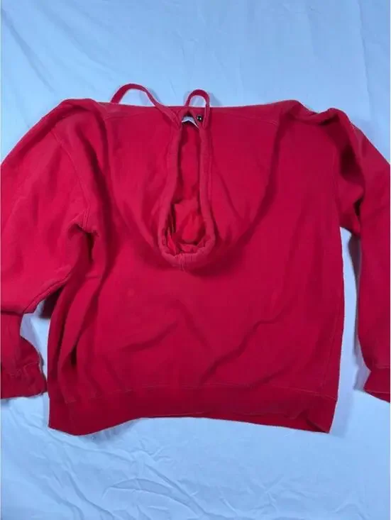E5 Rutgers University Red Hoodie Sweatshirt Medium - Picture 7 of 7